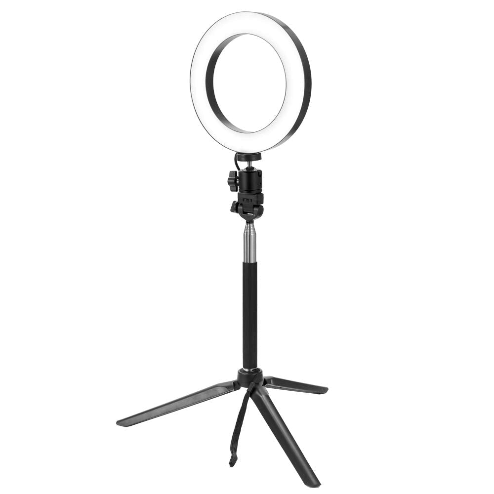 LED Ring Light with Tripod Stand for Video Recording Live Streaming Selfie Photos Makeup Online Teaching Shooting Video.