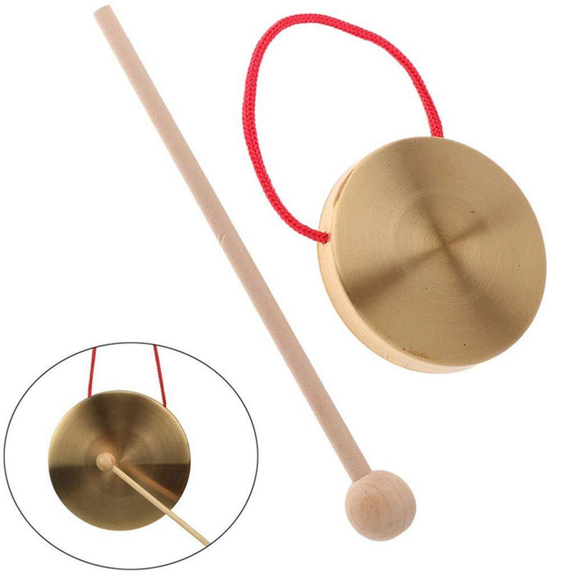 Tzong Mini Gongs Tambourine Cymbals Percussion Musical Instruments