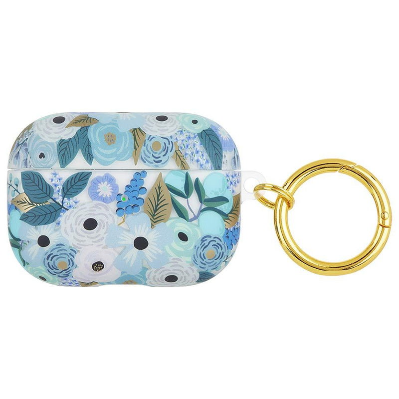 Rifle Paper CO. Protective Case for Airpods Pro - Compatible with Apple AirPods Pro - Floral Design - Garden Party Blue