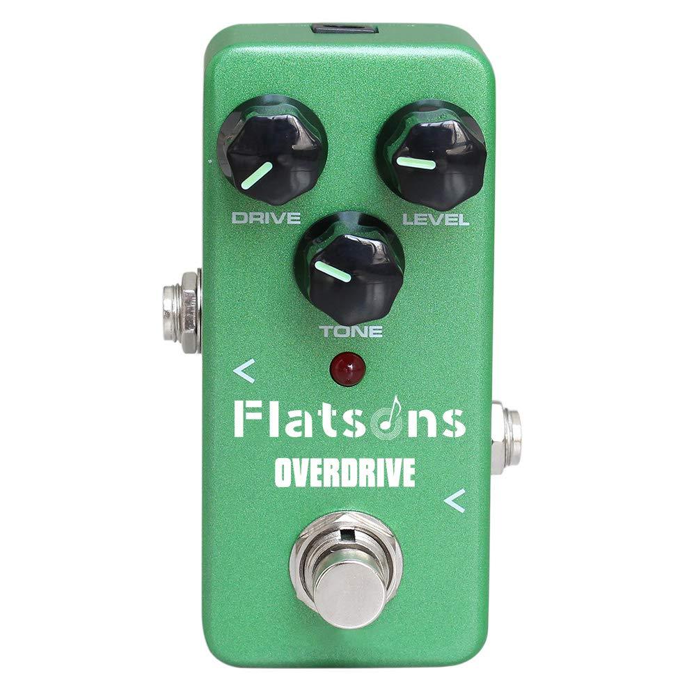 [AUSTRALIA] - Flatsons Guitar Mini Effects Pedal Over Drive Warm and Natural Tube Overdrive Effect Sound Processor Portable Accessory for Guitar and Bass Exclude Power Adapter FOD3 