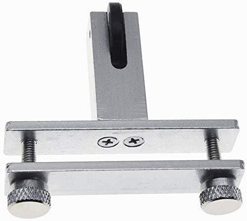 Liyafy Aluminum Alloy Violin Bridge Redressal Machine Bridge Hold Clamp Luthier Making Tool Silver