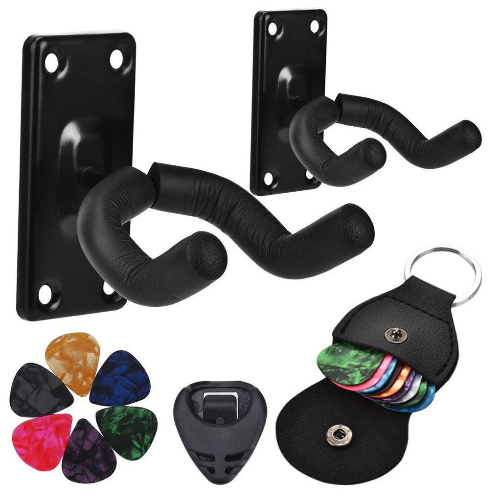 MOREYES Guitar Hanger Wall Mount for Acoustic Guitar,Classical Guitiar,Bass,Electric Guitar hanger 2