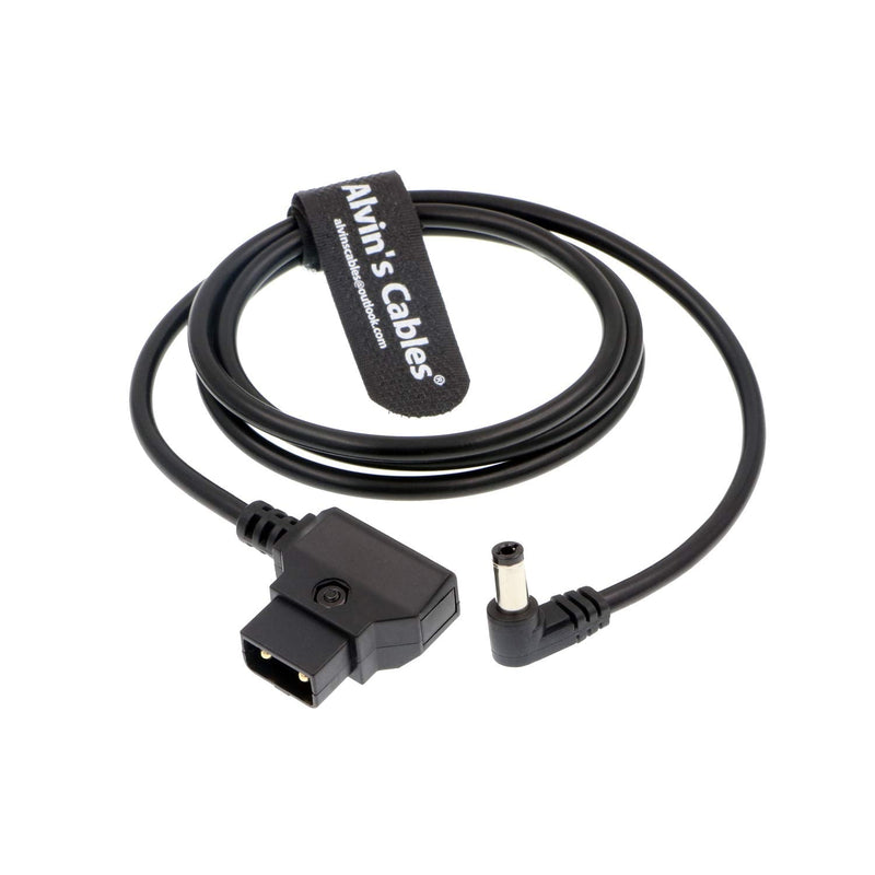 [AUSTRALIA] - Alvin's Cables Power Tap D-Tap to 2.1 DC Right Angle 12v Cable for KiPRO LCD Monitors 1M 40inches Straight Cable Right Angle DC Connector 