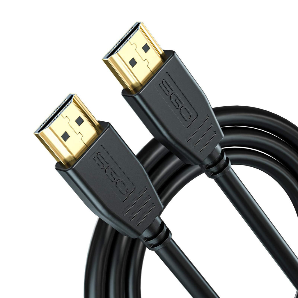 8K HDMI Cable 10ft 2Pack, BIFALE HDMI Cable 2.1 Support 8K@60Hz,4K@120Hz, Ultra-high Speed 48Gbps, Dynamic HDR, eARC Compatible with Apple TV, Switch, Xbox, PS4, Projector-3M2P 10FT-2P Black