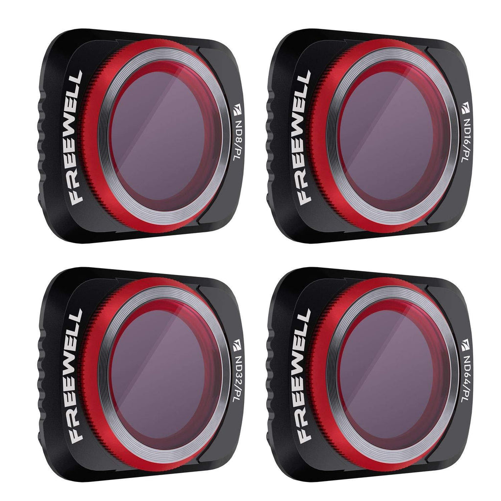 Freewell Bright Day - 4K Series - 4Pack Filters Compatible with Mavic Air 2 Drone