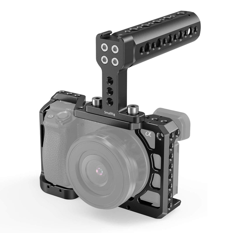 SmallRig Camera Cage Kit for Sony A6100/A6300/A6400/A6500 with Top Handle - KCCS2752 cage w/ top handle