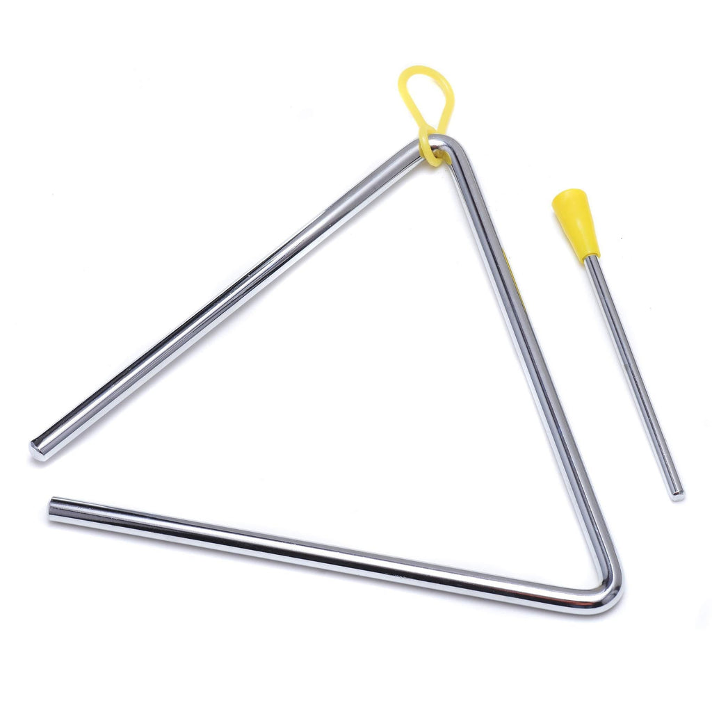 7 Inch Musical Steel Triangle Percussion Instrument With Striker 7 Inch