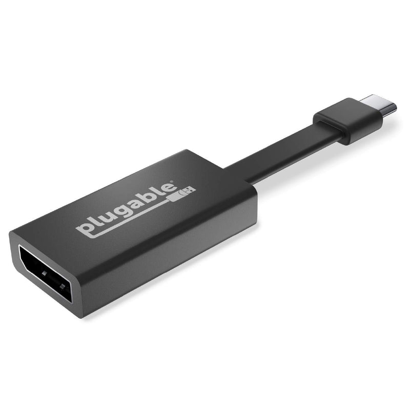 Plugable USB C to DisplayPort Adapter 4K 60Hz, Thunderbolt 3 to DisplayPort Adapter Compatible with MacBook Pro, Windows, Chromebooks, iPad Pro, Dell XPS, and More