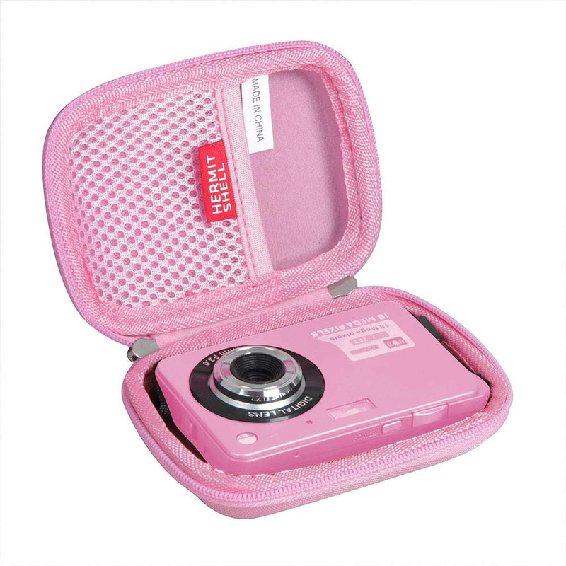 Hermitshell Digital Camera Case -Fits Lecran/Sevenat/Besungo/IEBRT/NAPATEK/AUTPIRLF/ACTITOP/Aufoya/TADLIATIV/Zostuic Portable Mini Vlogging Camera (Pink) Pink