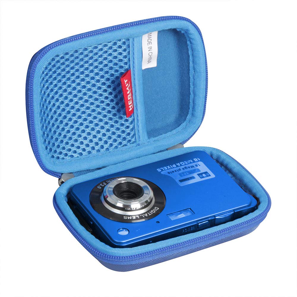 Hermitshell Digital Camera Case -Fits Lecran/Sevenat/Besungo/IEBRT/NAPATEK/AUTPIRLF/ACTITOP/Aufoya/TADLIATIV/Zostuic Portable Mini Vlogging Camera (Blue) Blue