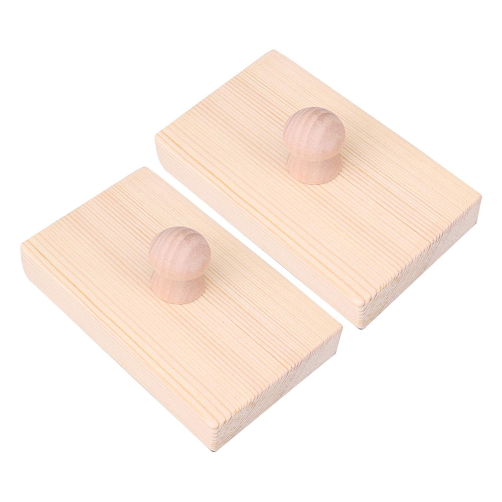Lovermusic A Pair Sand Block SB-100 Musical Accessories Parts Wood Color