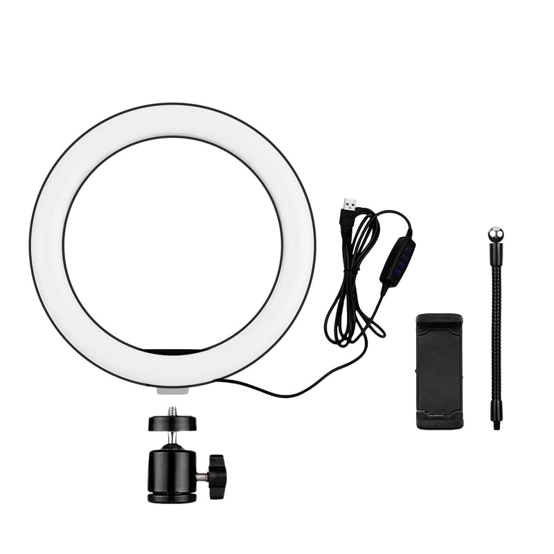 MeeA 10 inch LED Ring Light for Selfies,Video Streaming and Photo Shoot