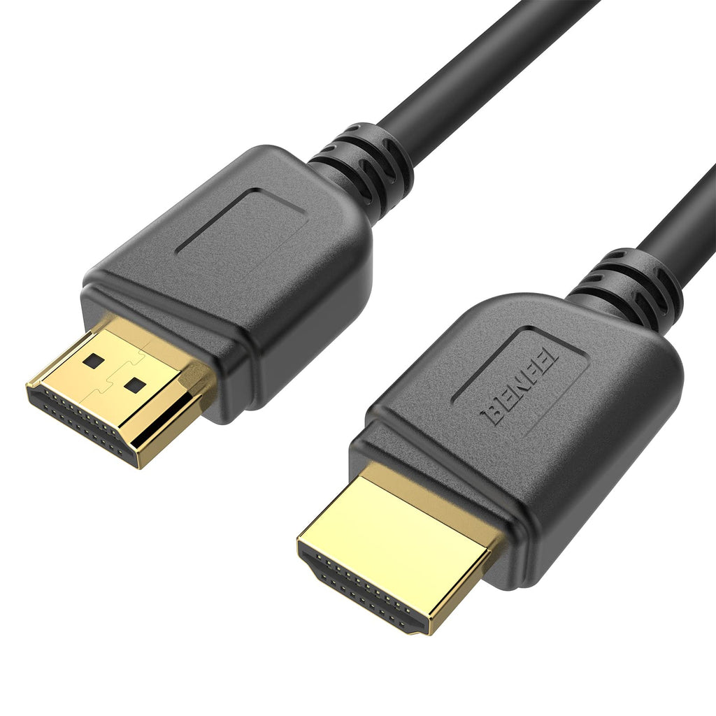 HDMI to HDMI Cable, BENFEI 4K@60Hz High Speed 10ft HDMI 2.0 Cable, 18Gbps, 4K HDR, 3D, 2160P, 1080P, Ethernet, Audio Return(ARC) Compatible with UHD TV, Blu-ray, Xbox, PS4, PS3, PC - 10 ft 10 Feet Male to Male Black