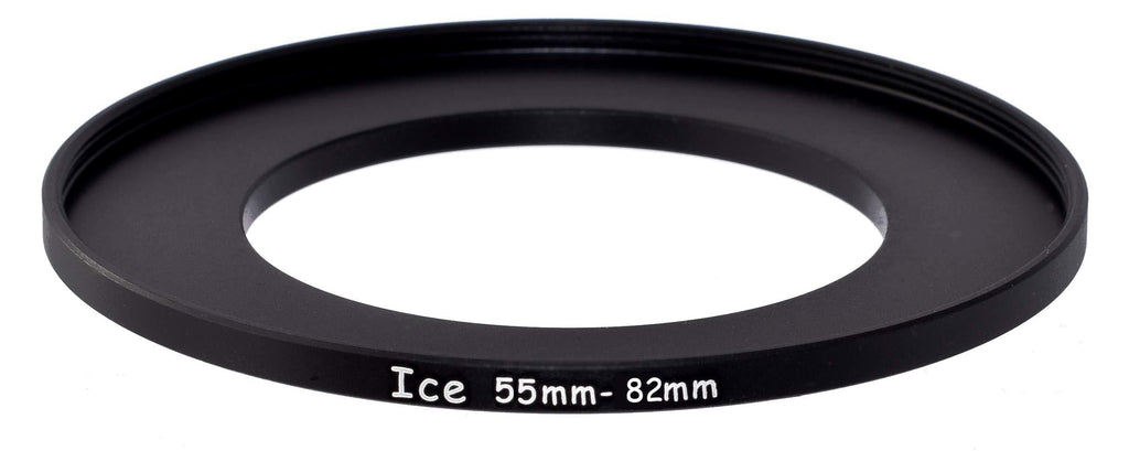 ICE 55mm to 82mm Step Up Ring Filter/Lens Adapter 55 Male 82 Female Stepping Adapter