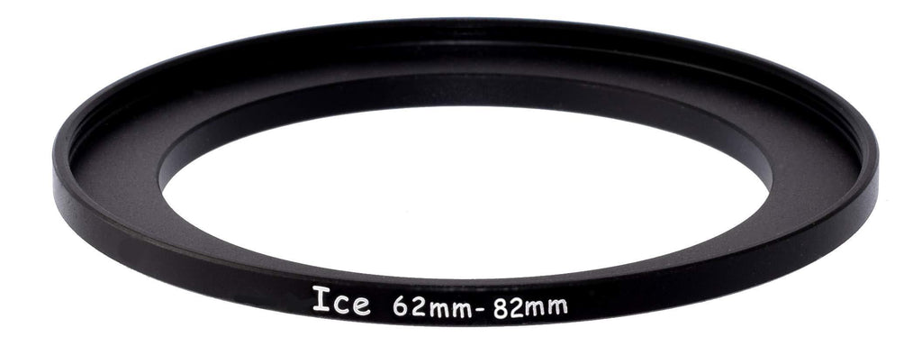 ICE 62mm to 82mm Step Up Ring Filter/Lens Adapter 62 Male 82 Female Stepping Adapter