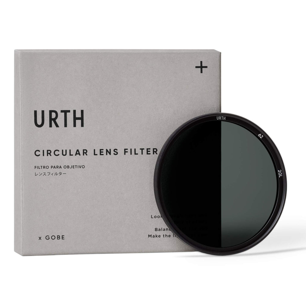 Urth x Gobe 62mm ND8 (3 Stop) Lens Filter (Plus+)