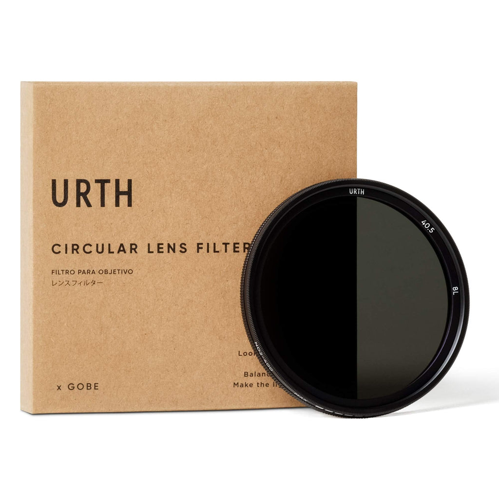 Urth x Gobe 40.5mm ND2-400 (1-8.6 Stop) Variable ND Lens Filter