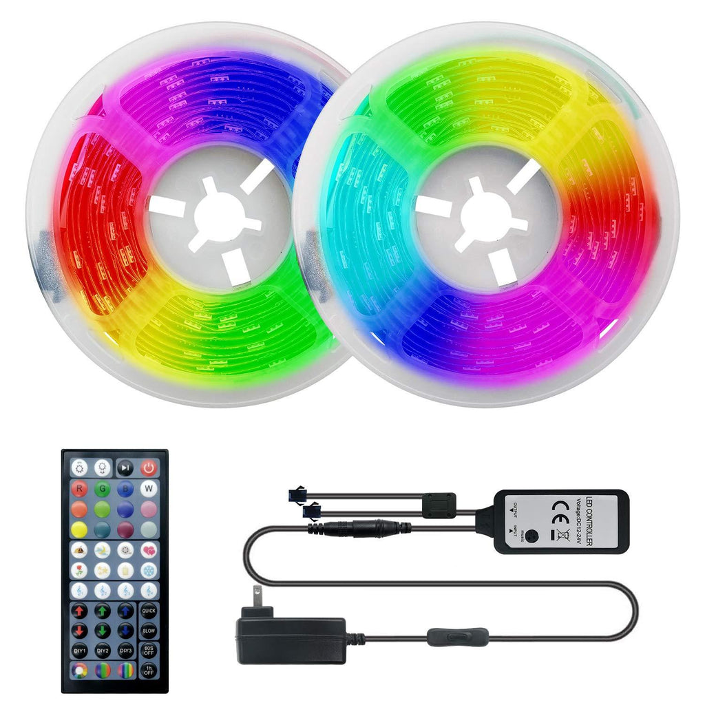 [AUSTRALIA] - Miheal LED Strip Lights with Music Sync, 20ft Dream Color LED Lights, Color Changing LED Strip Lights with Remote for Home Lighting Kitchen Bed Flexible Strip Lights for Bar Home Decoration 