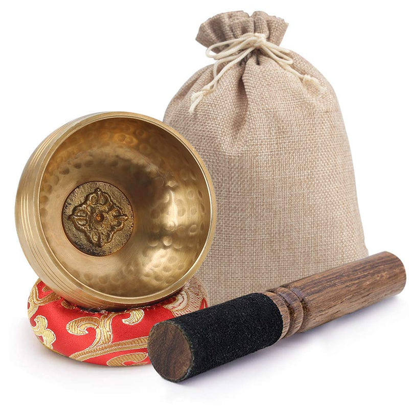 DomeStar Tibetan Singing Bowl Set 3 Inch Sound Bowl Meditation Bowl