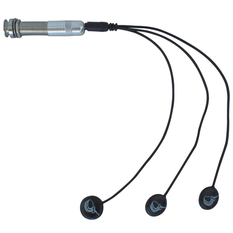 [AUSTRALIA] - Journey Instruments Passive Piezo Acoustic Pickup – EP001K Three Balanced German-made Passive Pickup Elements – Piezo Pickup for Acoustic Guitars (Ceramic) Acoustic Guitar Pickup 3-Piezo Pickup 