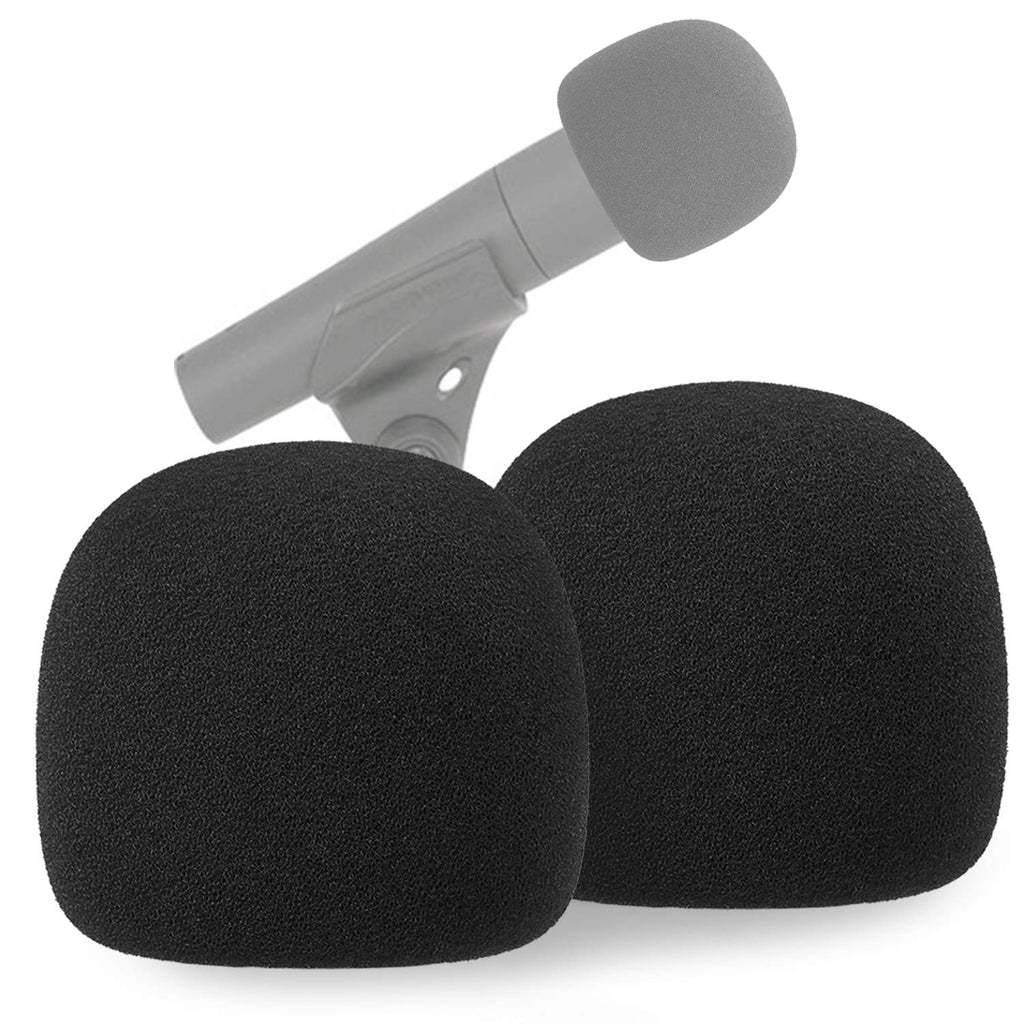 SM57 Pop Filter Foam Cover - Mic Windscreen Wind Cover Customized for Shure SM-57 Microphone to Blocks Out Plosives by YOUSHARES (2 PCS)