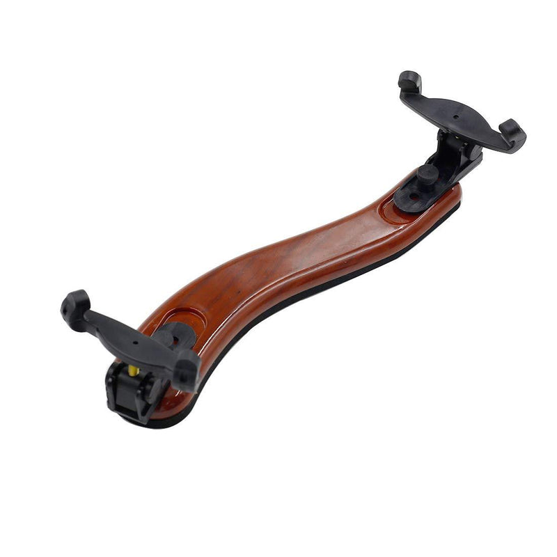 Hordion Wood Violin Shoulder Rest for 4/4-3/4 Size, Collapsible & Height Adjustable Feet