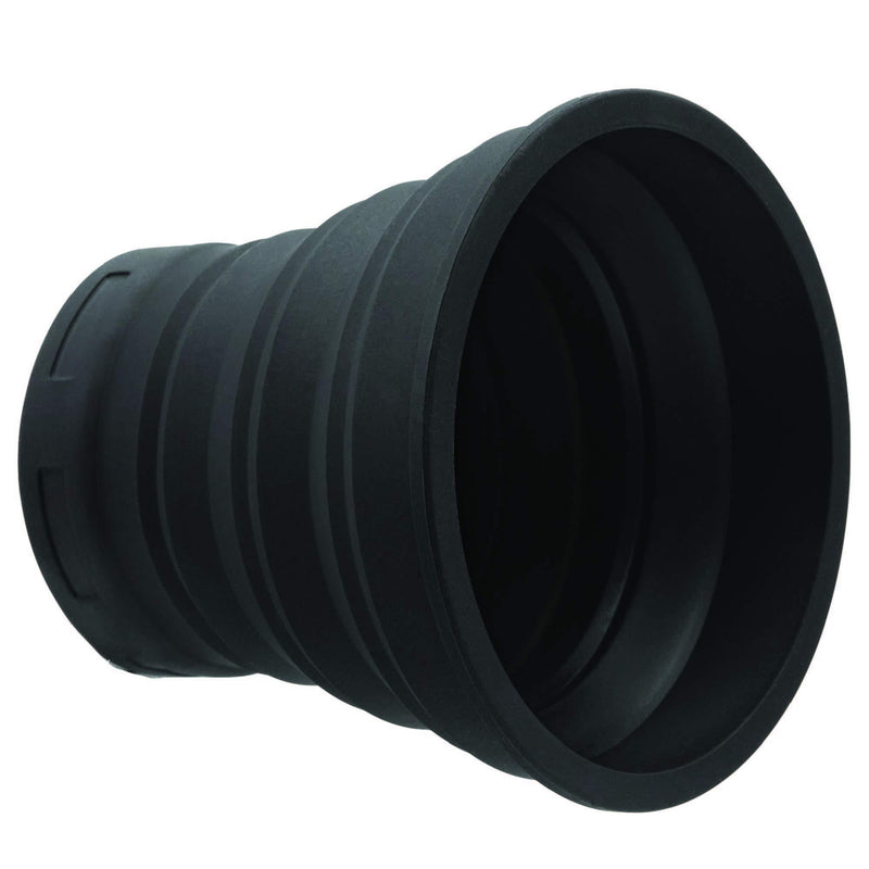 KUVRD - Universal Lens Hood - Fits 99% of Lenses, Holds 99% of Circular Filters, Fits 72-112mm, Single - (Medium) Medium - (M|72)