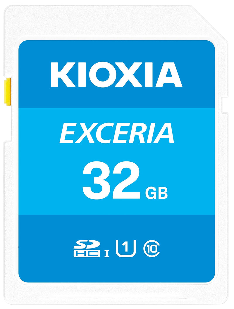 Kioxia 32GB Exceria SD Memory Card SDXC UHS-I U1 Class 10 Read 100MB/s LNEX1L032GG4