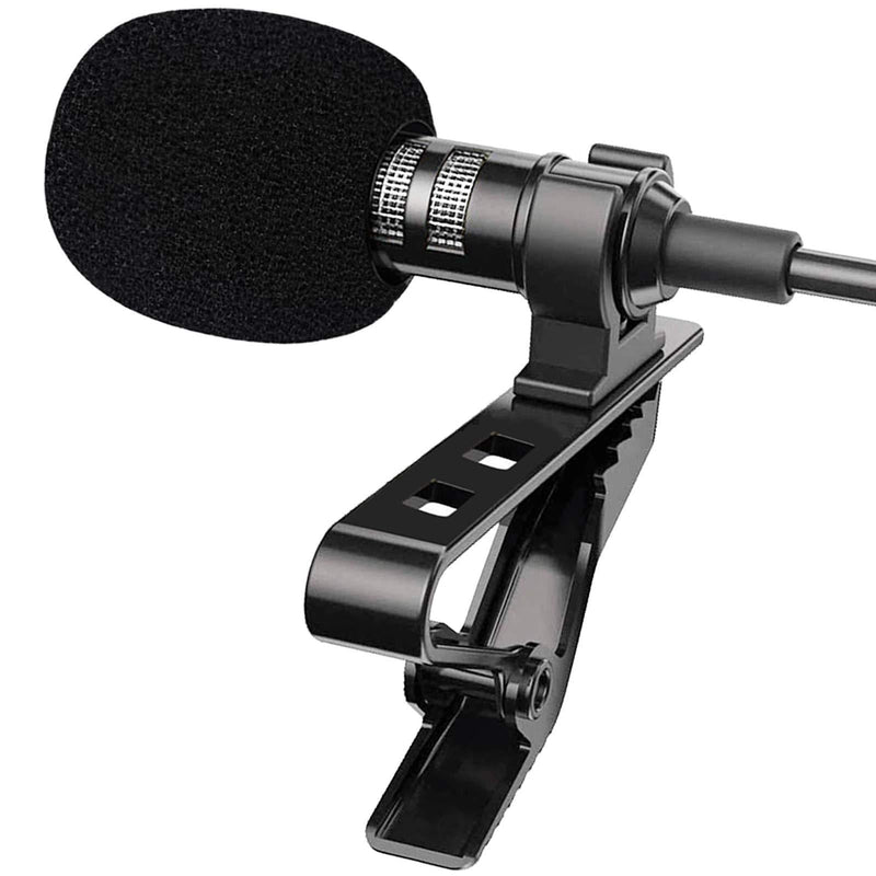 [AUSTRALIA] - YOLETO Lapel Microphone Kit for PC/Laptop/Camera/Phone, 3.5mm Mini Lavalier Clip On Mic for Podcast/Streaming/Vlog/Video Recording/Gaming 