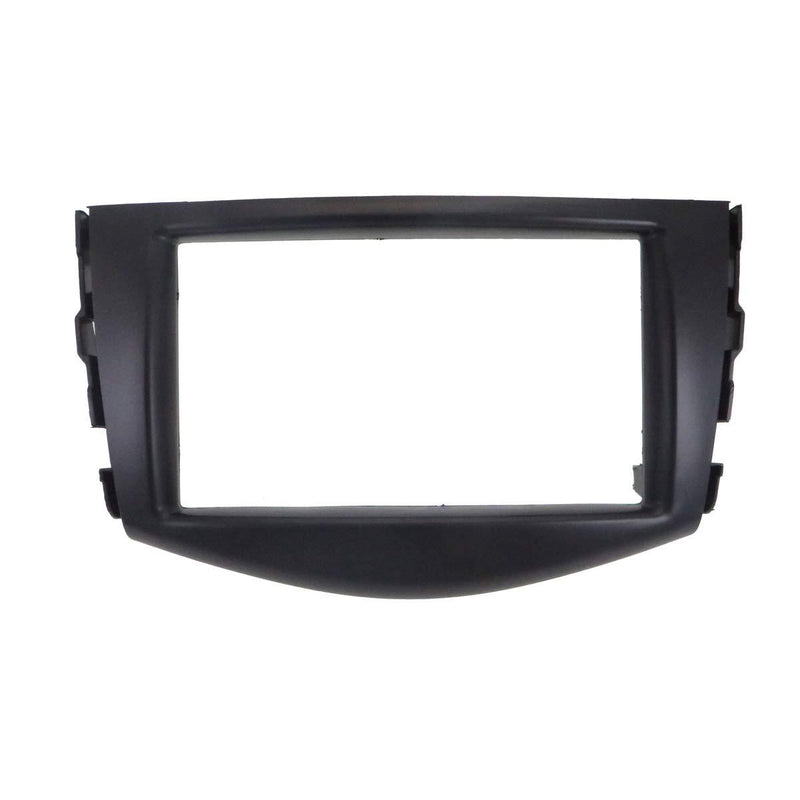 YuYue Radio Stereo Panel for Toyota Rav4 2006-2012 2 Din Car Radio Frame Fascia Panel DVD Stereo CD Panel Dash Mount Refit Installation Trim Kit Frame Black