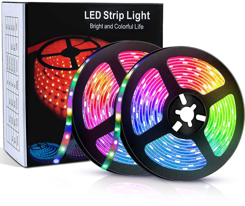 [AUSTRALIA] - LED Light Strips 32.8ft Color Changing Strip Lights with Bluetooth and 40 Keys Remote Control RGB LED,Music Sync and Emitting 16 Million Stylish Lightings for TV Party, Bedroom,Living Room A32.8ft 