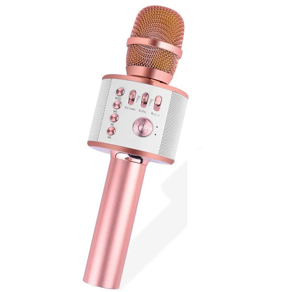 [AUSTRALIA] - Aocoti Wireless Bluetooth Karaoke Microphone,3-in-1 Portable Handheld Karaoke Mic Speaker Machine for Kids/Adults Birthday Home Party for Android/iPhone/PC and All Smartphone (Upgrade Version L18) 