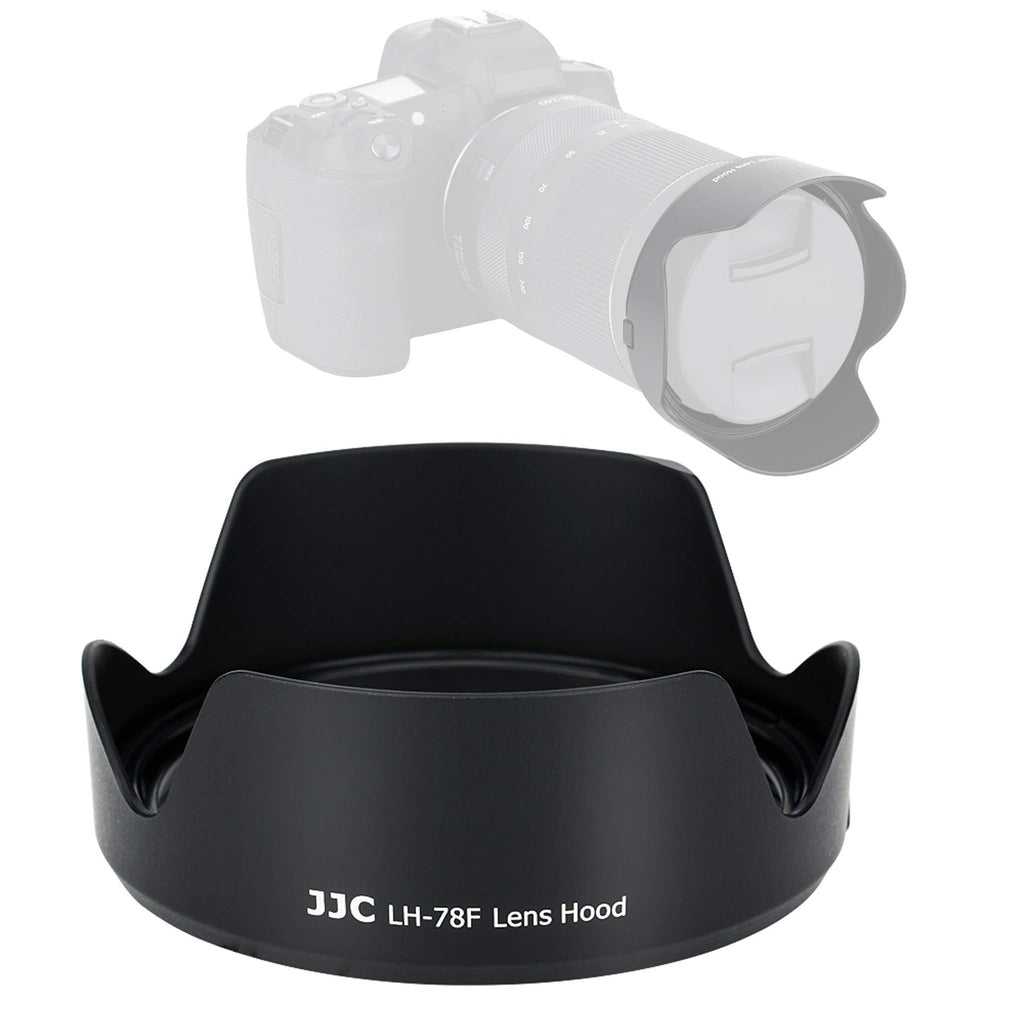 JJC LH-78F Dedicated Petal Tulip Bayonet Lens Hood for Canon Canon RF 24-240mm f/4-6.3 is USM Lense, Canon RF 24-240 Hood Shade, Reversible, Non-Glare Matte Finish, Replacement of Canon EW-78F EW78F