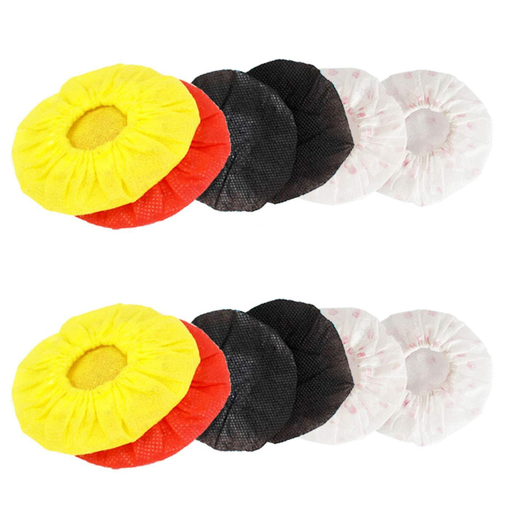 [AUSTRALIA] - Luckkyme 150 Pcs Colorful Foam Disposable Microphone Cover Top Grade Thick Handheld Stage Mic Windscreen 