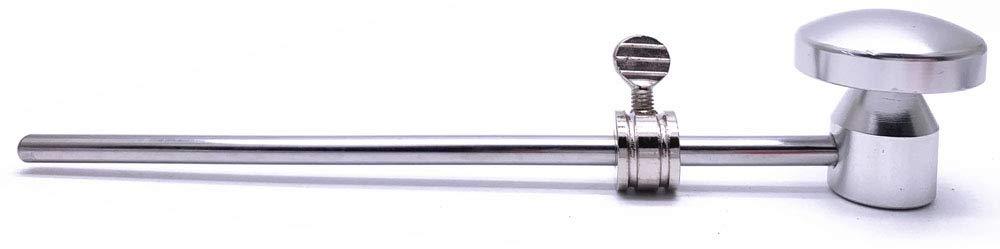 Liyafy Bass Drum Pedal Beater Percussion Instrument Accessory Stainless Steel Shaft - Silver