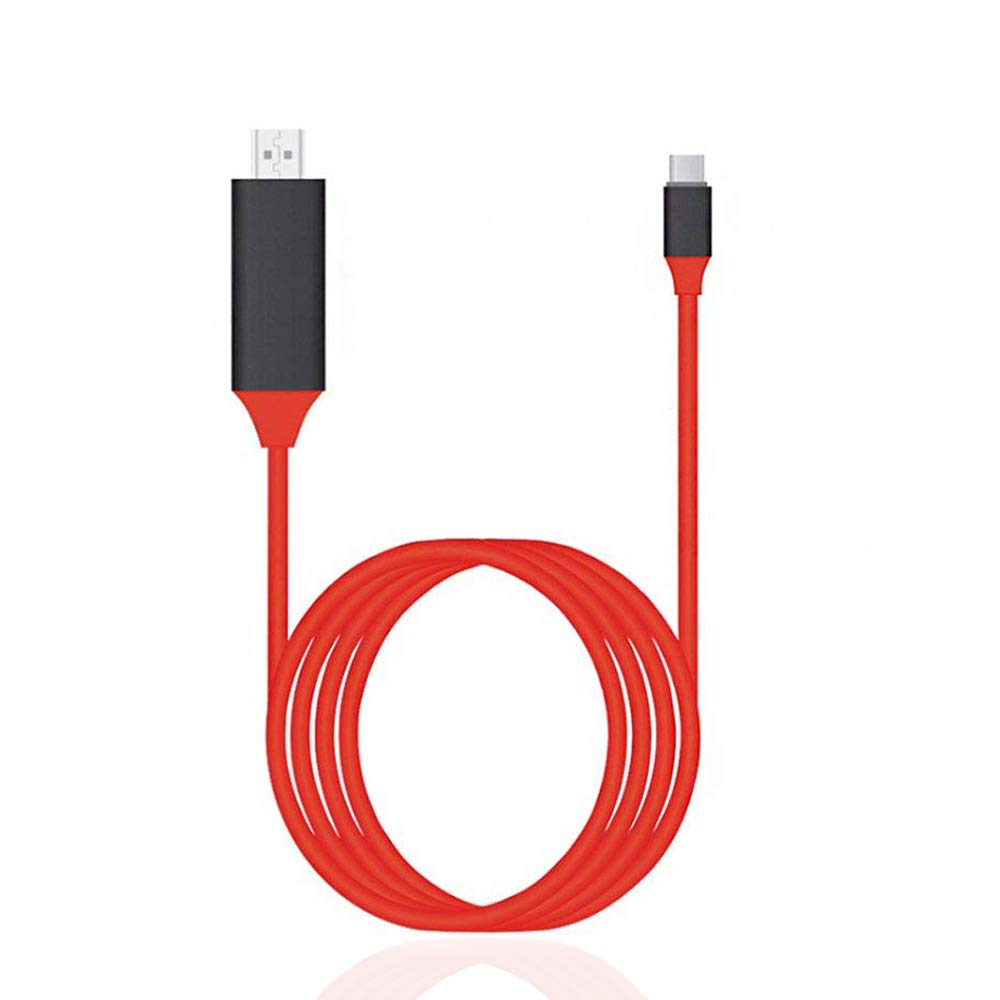 Type C to HDMI Male Cable 6.6ft (4K@30Hz), USB C Type C to HDMI Cable for MacBook Air/iPad Pro 2019/2018,MacBook Pro 16'' 2019/2018/2017, Surface Book 2, Samsung S10, and More