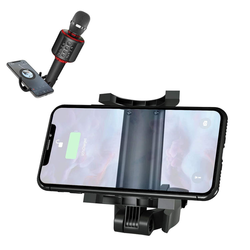 [AUSTRALIA] - Adjustable Cell Phone Stand, Universal Microphone Clip Handheld Mic Holder Desktop Phone Holder 