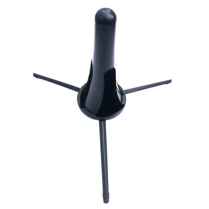 Portable Foldable ABS Trumpet Clarinet Oboe Stand Holder Metal Tripod Holder Stand Fits Inside Bell Black