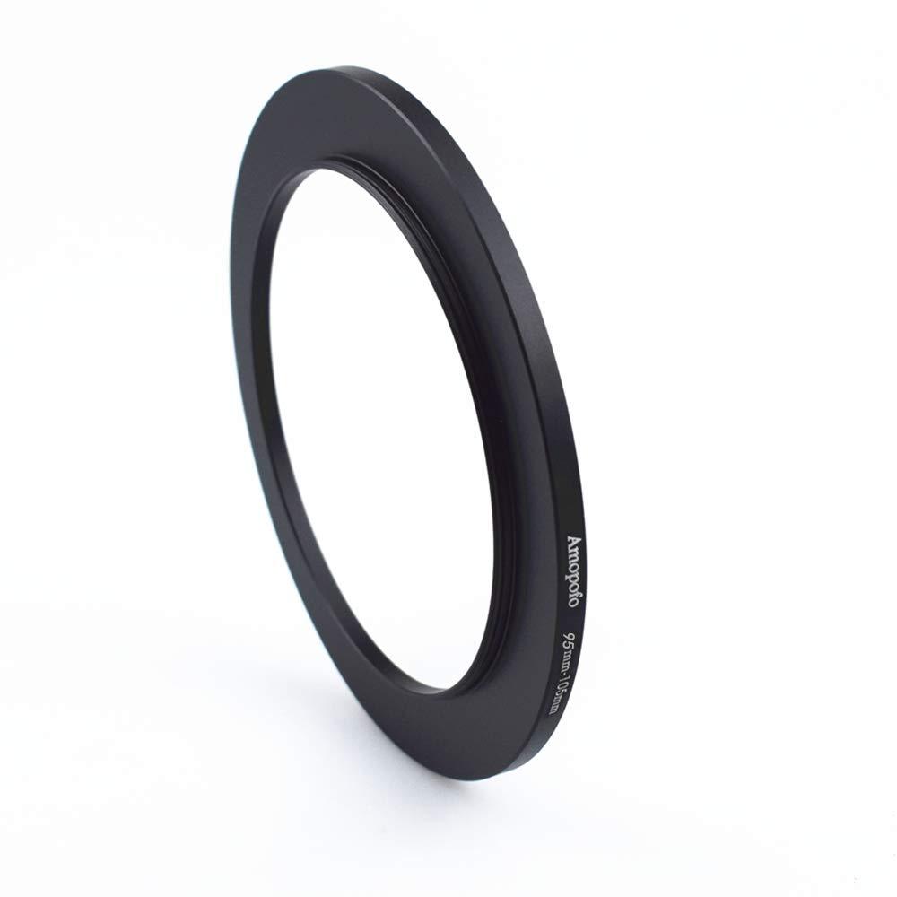 95mm-105mm Metal Ring/95mm to 105mm Step Up Ring for Filters,Made of CNC Machined with Matte Black Electroplated Finish,Compatible with All 95mm Camera Lenses & 105mm Accessories 95 to 105mm Step Up Ring Adapter