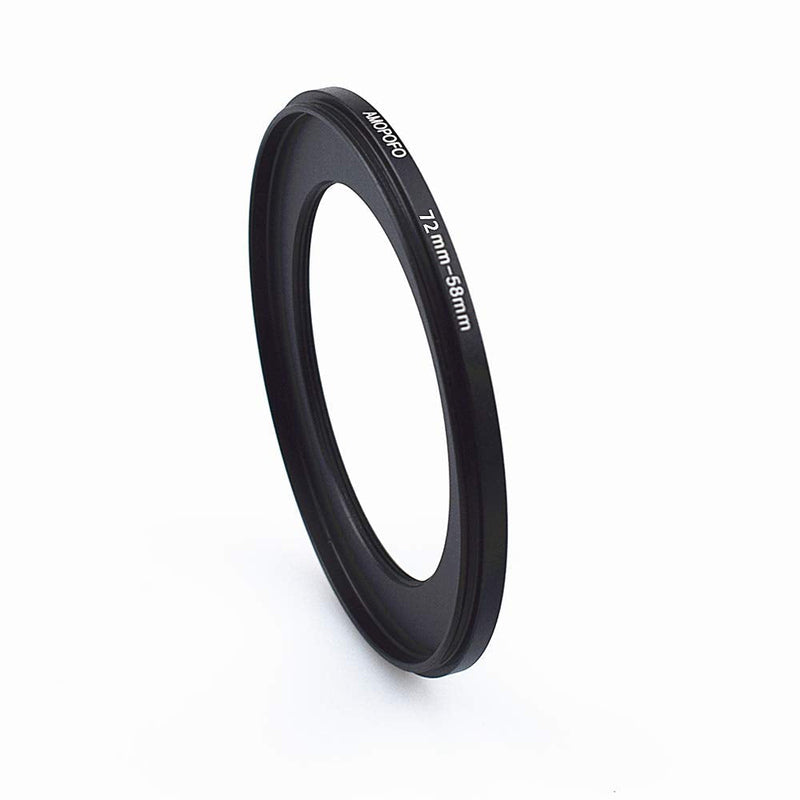 72 to 58mm Metal Ring/72mm to 58mm Step Down Rings Filter Adapter for Camera UV,ND,CPL,Metal Step Down Rings,Compatible with All 72mm Camera Lenses & 58mm Accessories