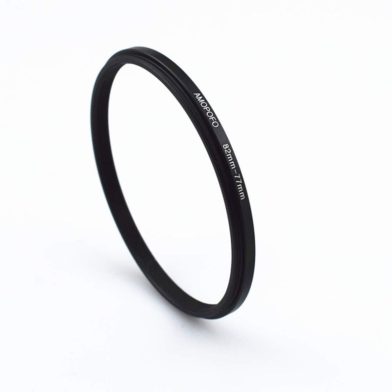 82 to 77mm Metal Ring/82mm to 77mm Step Down Rings Filter Adapter for UV,ND,CPL,Metal Step Down Rings,Compatible with All 82mm Camera Lenses & 77mm Accessories