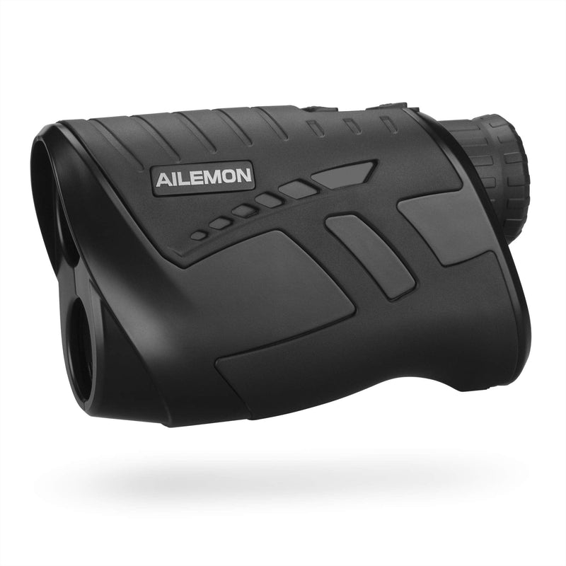 AILEMON 6X Golf/Hunting Rangefinder Rechargeable 900Y Distance Measuring Scope with Slope Flaglock High-Precision Continuous Scan Black