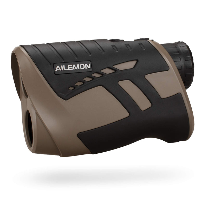 AILEMON 6X Golf/Hunting Rangefinder Rechargeable 900Y Distance Measuring Scope with Slope Flaglock High-Precision Continuous Scan Desert
