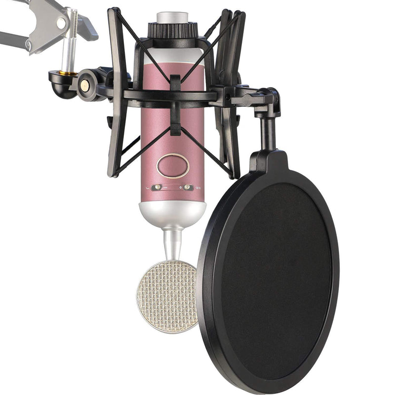 [AUSTRALIA] - Blue Spark Shock Mount with Pop Filter, Windscreen and Shockmount to Reduce Vibration Noise Matching Mic Boom Arm for Blue Spark SL Microphone by YOUSHARES 