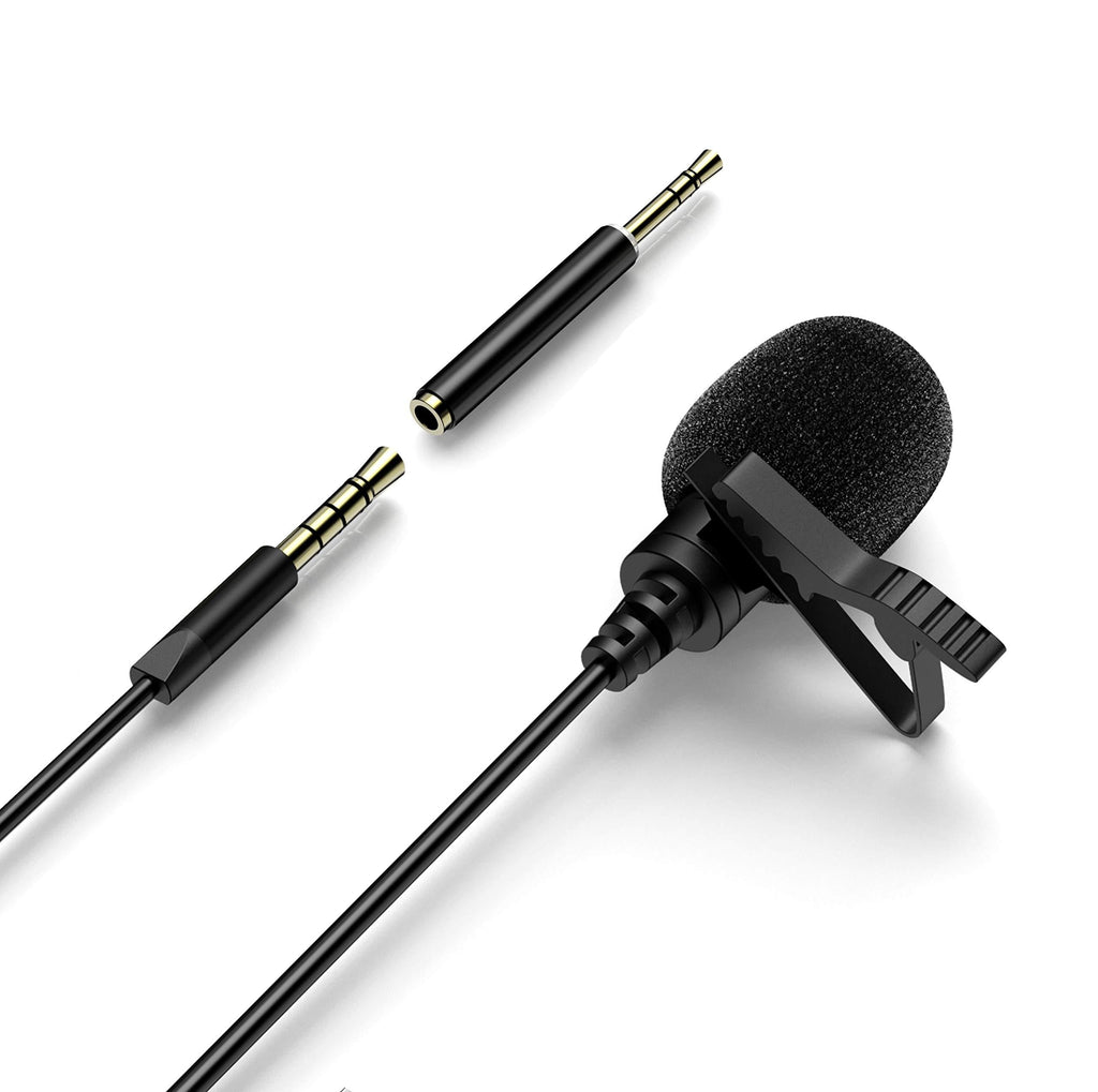 [AUSTRALIA] - Lavalier Microphone for Android iPhone,Omnidirectional Lapel Microphone Kit for Audio Video Recording, Easy Clip-on Wired Mic for YouTube Interview Ipad Camera Camcorder (3.5mm Jack（9.84feet）) 