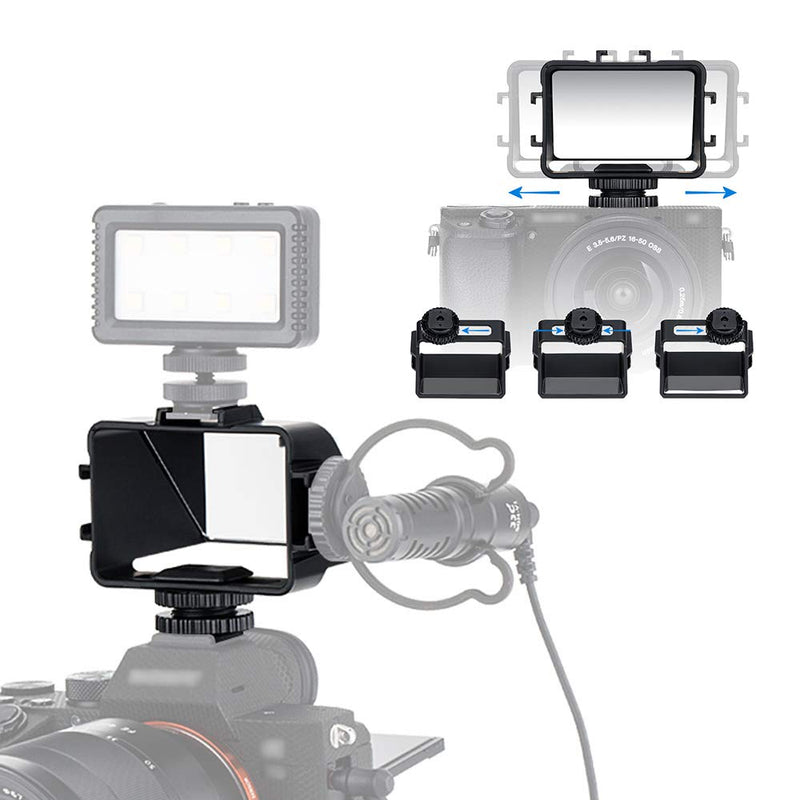 Adjustable Mirrorless Camera Flip Screen Mirror, Vlog Selfie Flip Screen Bracket for Sony ZV-1 A1 A6500 A6400 A6300 A7III Fujifilm X-E4 X-T3 X-T30 X-T20 Nikon Z5 Z7II Z6II Olympus E-M1