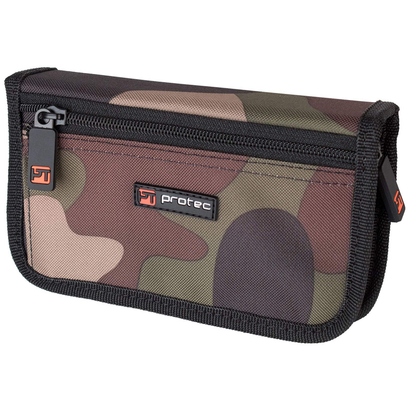 Protec Trumpet Mouthpiece Pouch (4-Piece) Camouflage Nylon with Zipper Closure, Model A221CAMO