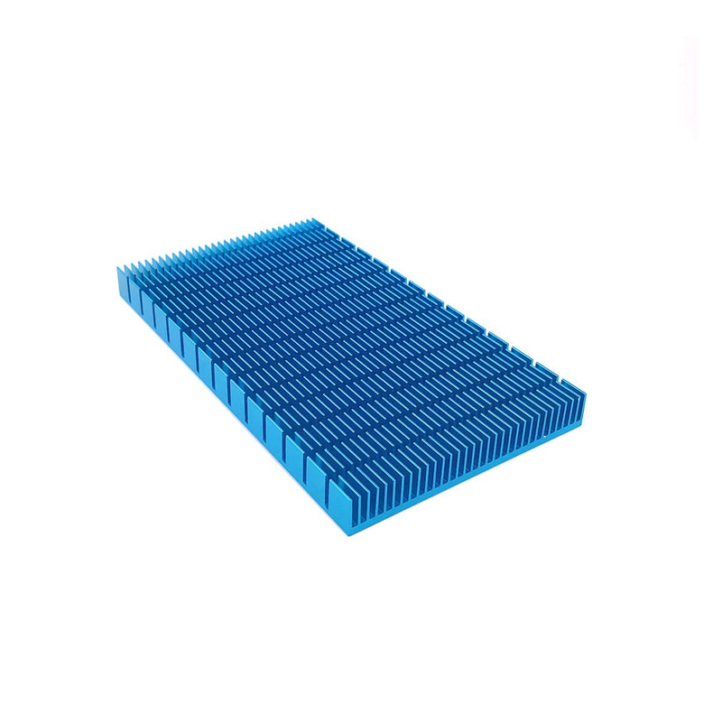 Awxlumv Heatsink Aluminum Large Module Cooler Fin Board 5.9 x 3.35 x 0.47 inch Blue 1 Pcs