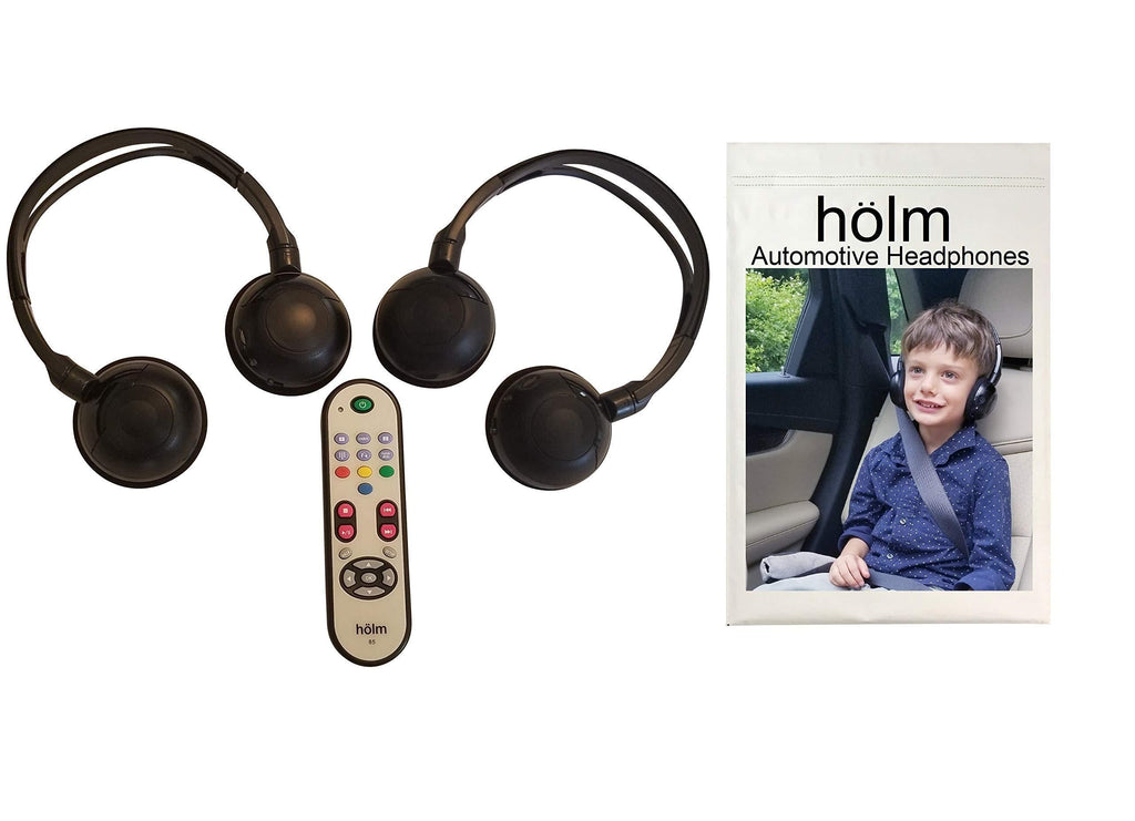 Hölm Wireless DVD Headphone and Remote Compatible with Grand Caravan, Durango, and Jeep Cherokee UConnect (2014 2015 2016 2017 2018 2019 2020)