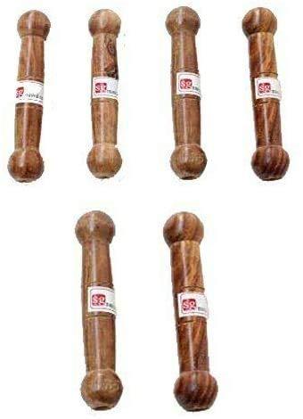 Balajicreation Tabla Tuning Blocks (Gattas) Sticks - Set Of 6 Made Of Wood Product Design May Vary